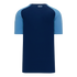 Athletic Knit V-Neck Baseball Jersey with Contrasting Shoulders (BA1375)